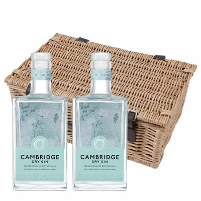 Cambridge Dry Gin 70cl Twin Hamper (2x70cl)